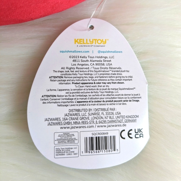 ♥️🌶️NWT Squishmallows Odion the Spicy Ramen Noodle Bowl, 8 inches - Picture 8 of 9